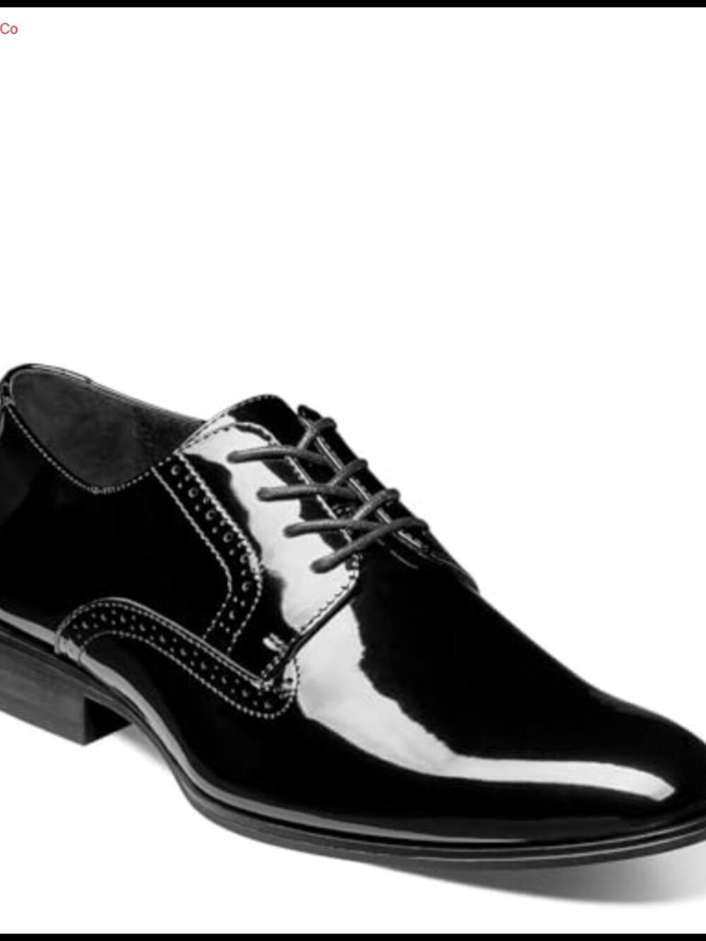 Stacy Adams Scottie Lace-Up Oxford Faux Leather Dress Shoes
